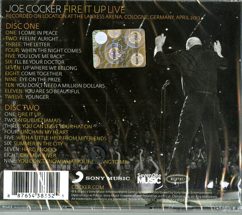 Cocker Joe - Fire It Up - Live Cd 0887654383525