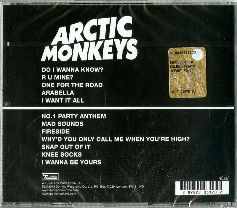 Arctic Monkeys - Am Cd 0887828031702