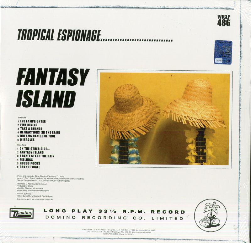 Clinic - Fantasty Island (Vinyl Blue) Lp 0887828048632