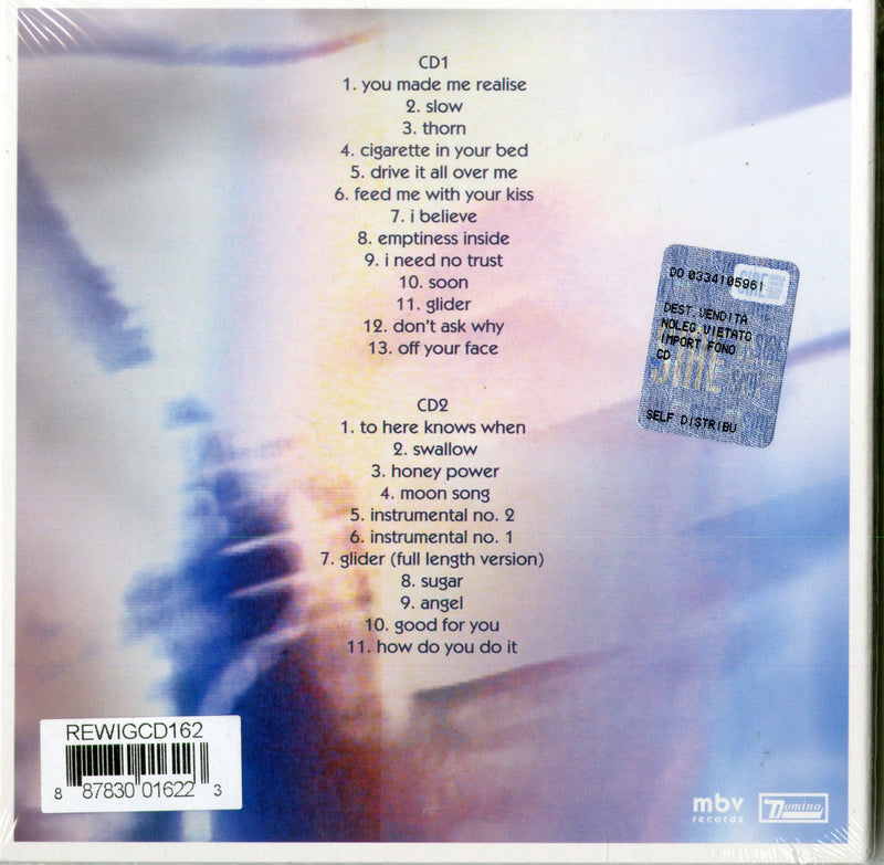 My Bloody Valentine - Ep'S 1988-1991 And Rare Tracks Cd 0887830016223