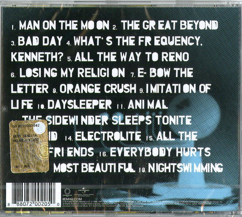 R.E.M. - In Time The Best 1988 2003 Cd 0888072002050