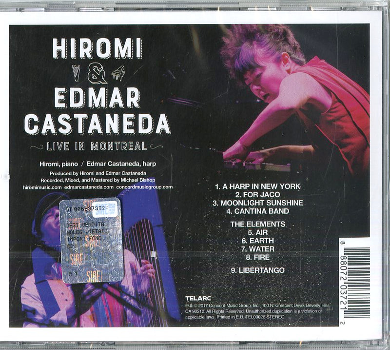 Hiromi, Castaneda Edmar - Live In Montreal Cd 0888072037212