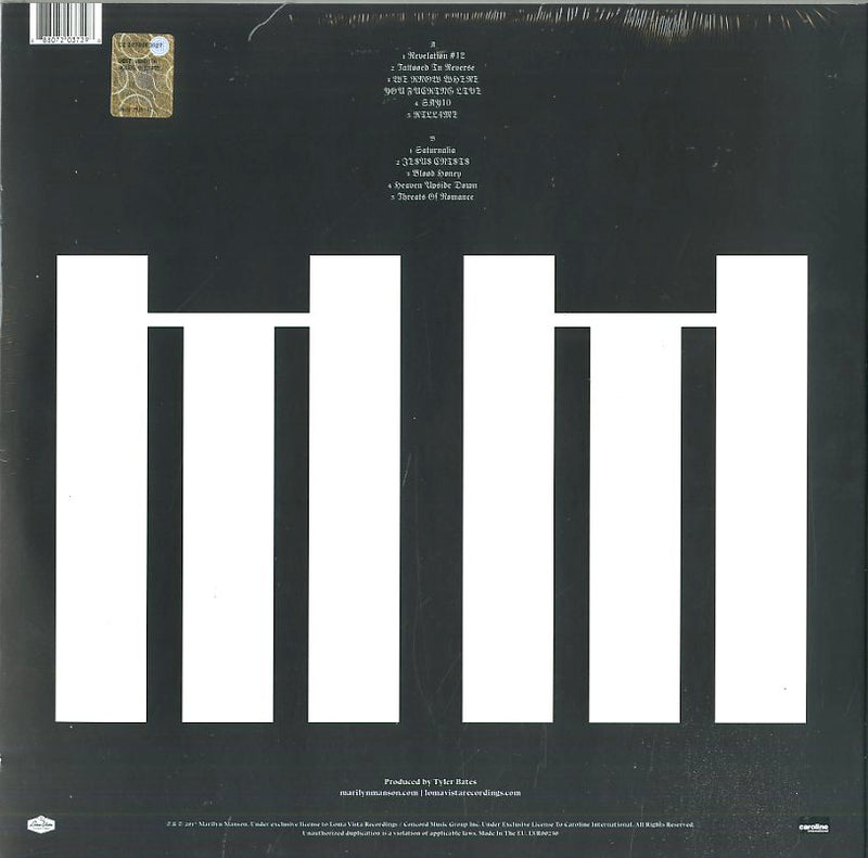 Marilyn Manson - Heaven Upside Down Vinile LP - Vinyl record 0888072037298