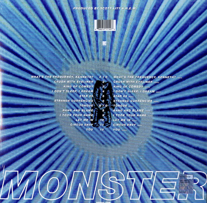 R.E.M. - Monster - 25Th Anniverary (Versione Normale + Versione Remixata) Lp 0888072111493