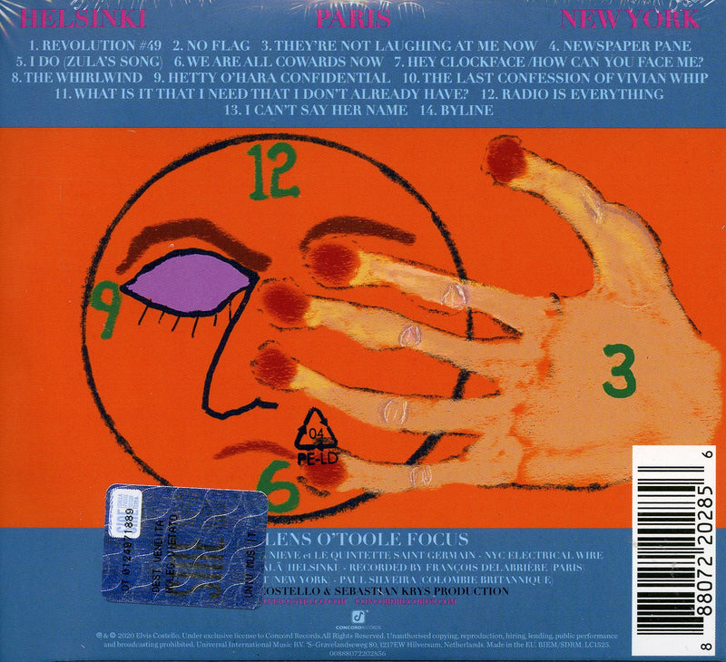 Costello Elvis - Hey Clockface Cd 0888072202856