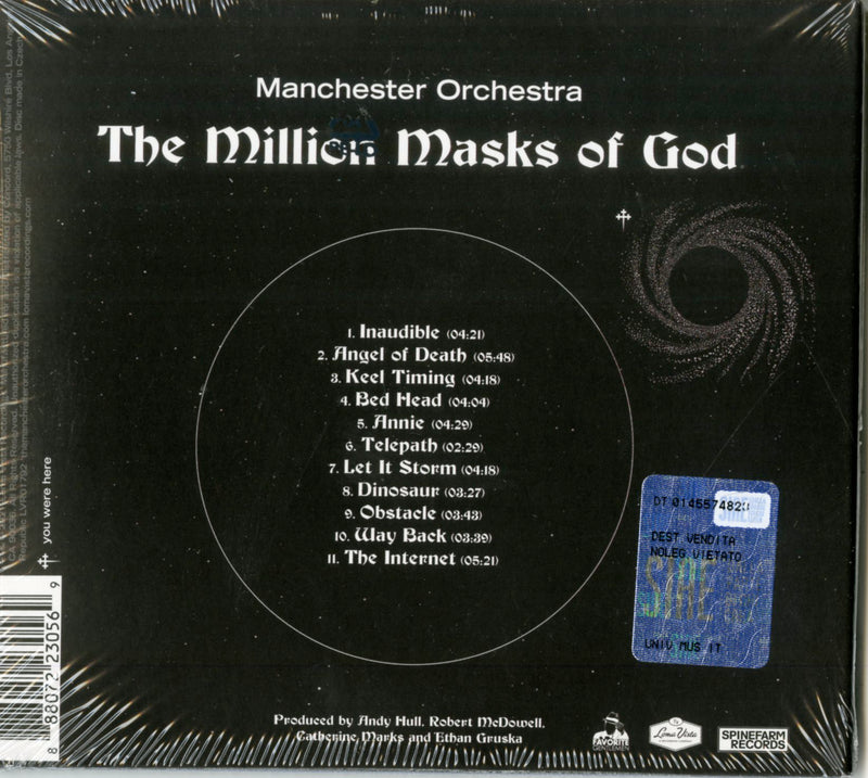 Manchester Orchestra - The Million Masks Of God Cd 0888072230569