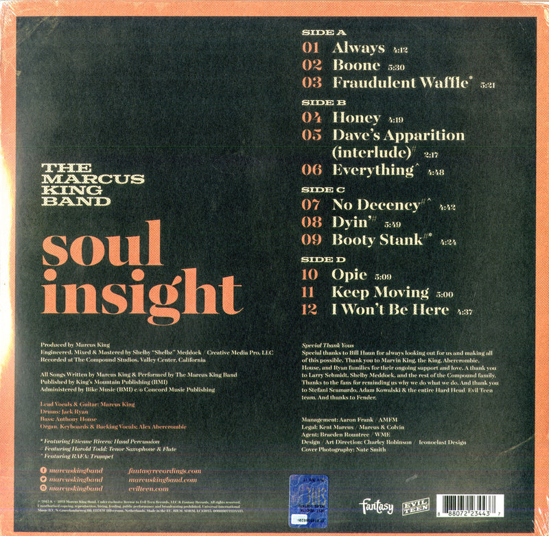 King Marcus - Soul Insight Lp 0888072234437