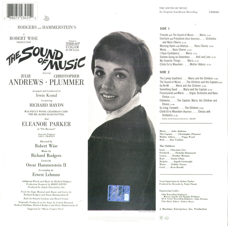 O. S. T. -The Sound Of Music( Tutti Insieme Appassionatamente) - The Sound Of Music (Tutti Insieme Appassionatamente) Lp 0888072234550