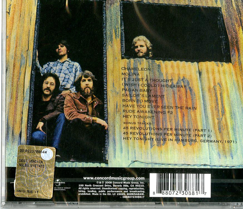 Creedence Clearwater Revival - Pendulum (40Th Anniv.Edt.) Cd 0888072308817