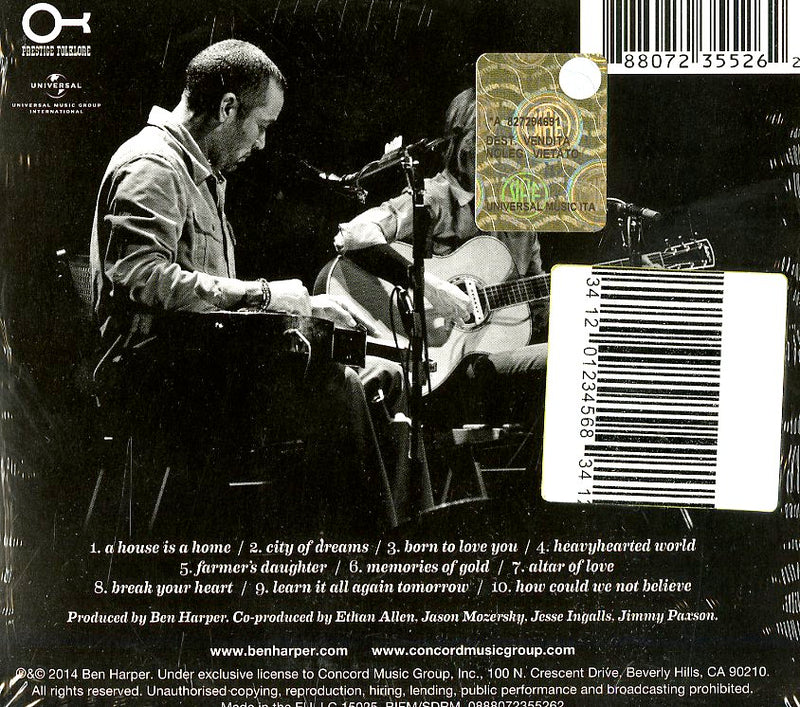 Harper Ben & Harper Ellen - Childhood Home Cd 0888072355262