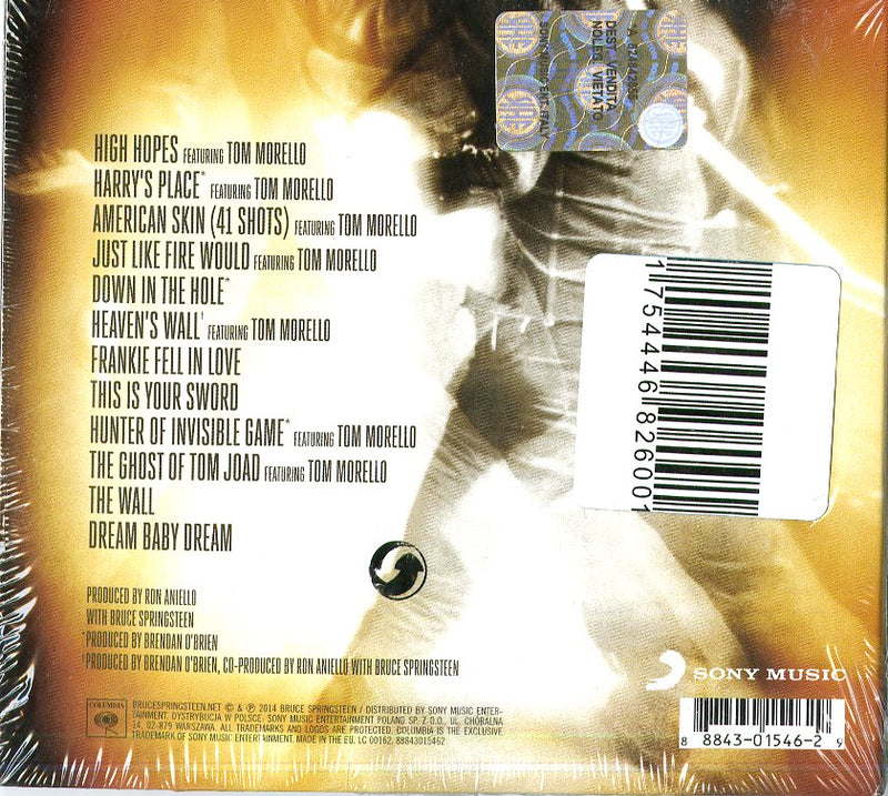 Springsteen Bruce - High Hopes Cd 0888430154629