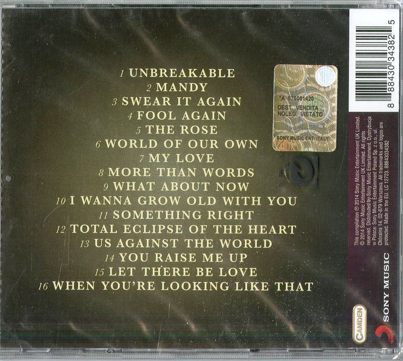 Westlife - Westlife The Love Songs Cd 0888430343825