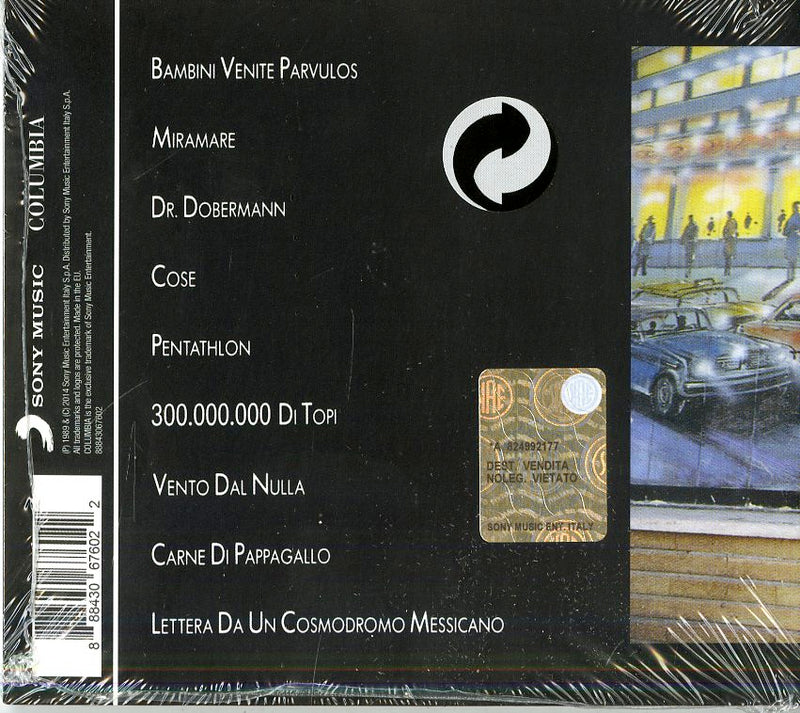 De Gregori Francesco - Mira Mare 19.4.89 (Digipack) CD 0888430676022