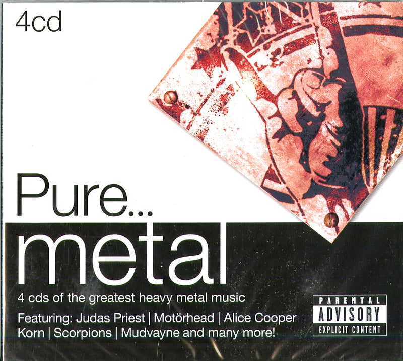 Compilation - Pure... Metal (Box4Cd) Cd 0888750062529