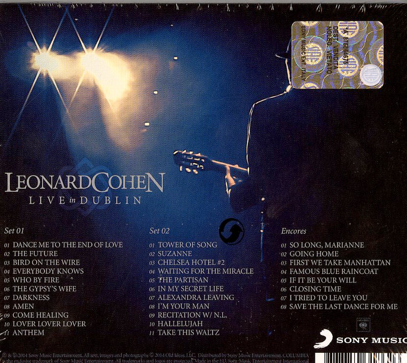 Cohen Leonard - Live In Dublin (3Cd) CD 0888750318626