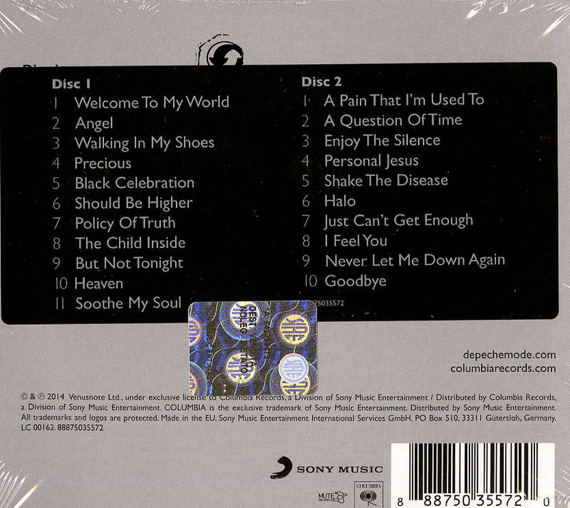 Depeche Mode - Live In Berlin Soundtrack Cd 0888750355720