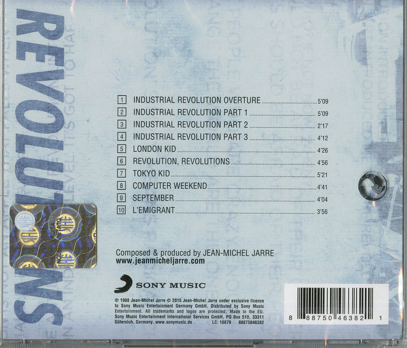 Jarre Jean Michel - Revolutions Cd 0888750463821