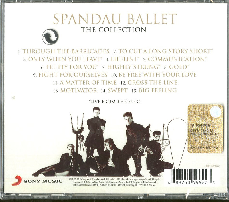 Spandau Ballet - The Collection Cd 0888750599223