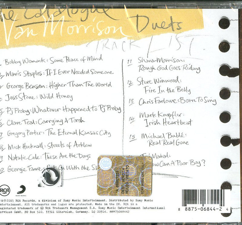 Morrison Van - Duets Re Working The Catalogue Cd 0888750684424