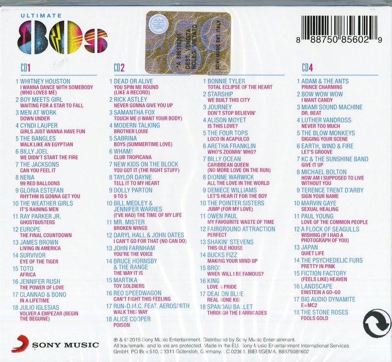 Compilation - Ultimate... 80S Cd 0888750856029