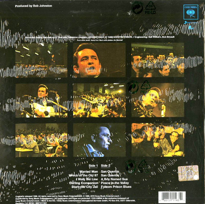 Cash Johnny - At San Quentin (Legacy Edt.) Lp 0888751119819