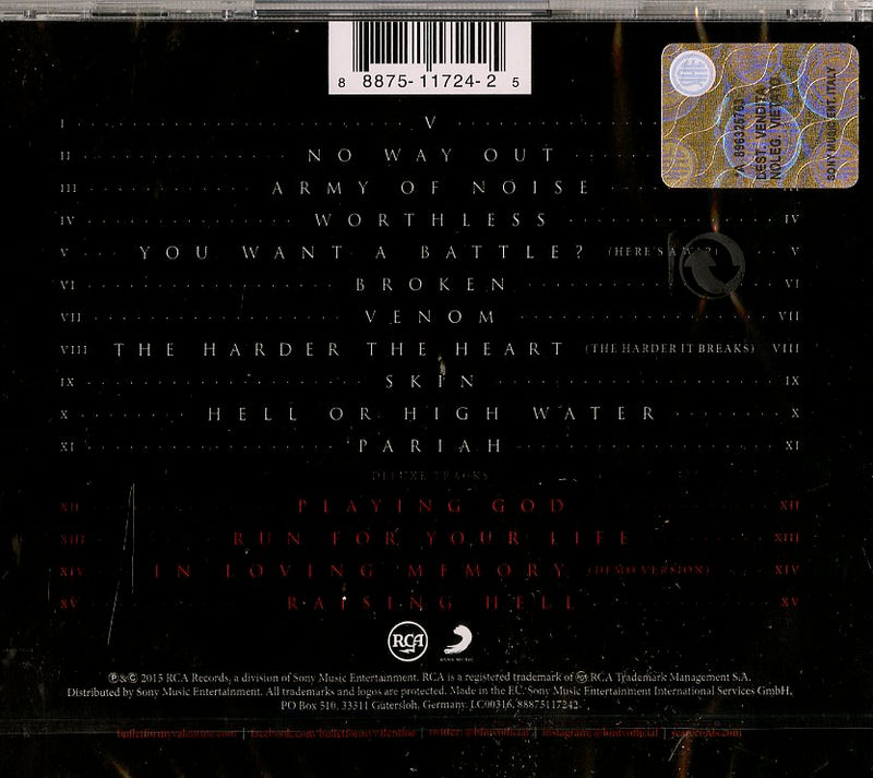 Bullet For My Valentine - Venom (Spec.Deluxe Edt.) Cd 0888751172425