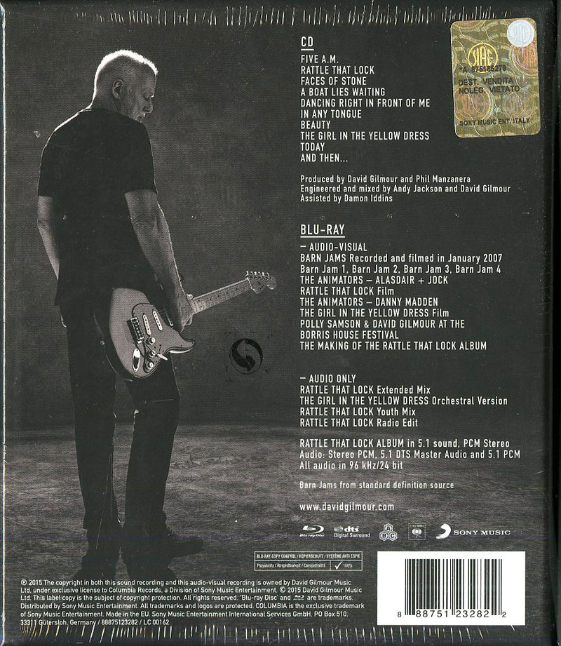 Gilmour David - Rattle That Lock (Box Cd+Br Deluxe Edt) CD 0888751232822