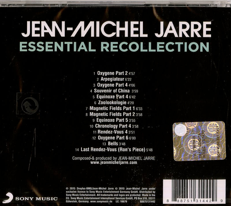 Jarre Jean Michel - Essential Recollection Cd 0888751314429