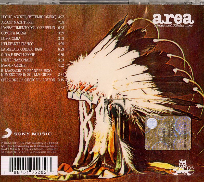 Area - Gioia E Rivoluzione CD 0888751352827