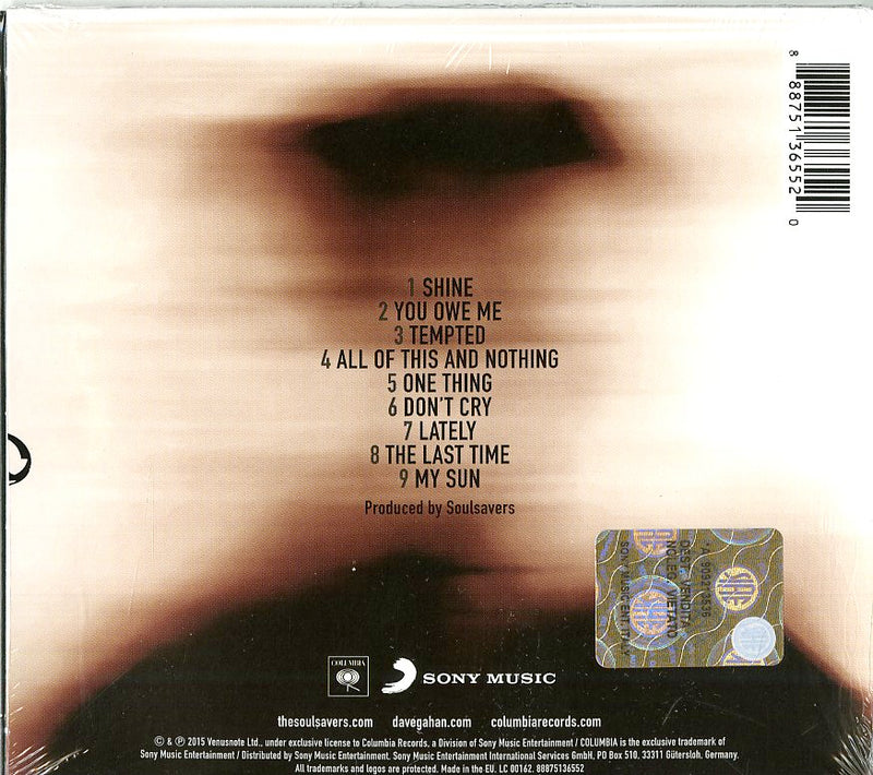 Gahan Dave & Soulsavers - Angels & Ghosts Cd 0888751365520