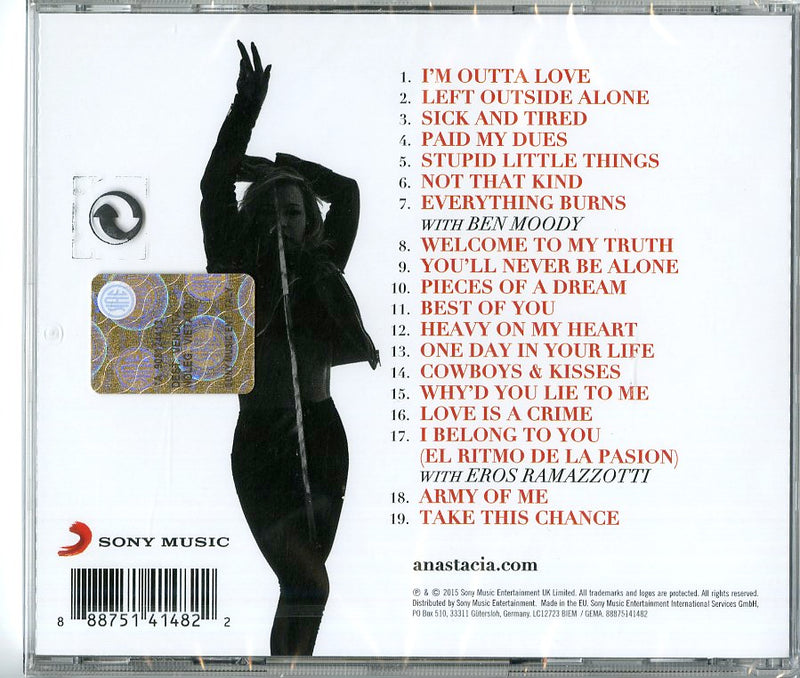 Anastacia - The Ultimate Collection Cd 0888751414822