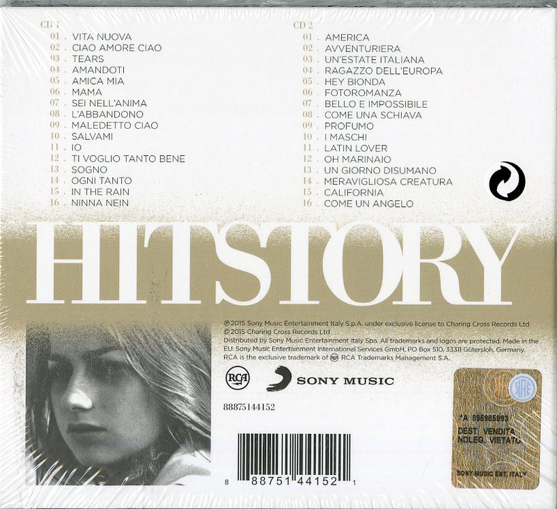 Nannini Gianna - Hitstory CD 0888751441521