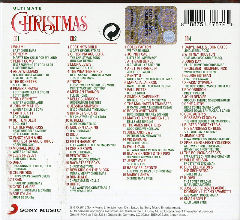 Compilation - Ultimate...Christmas Cd 0888751478725
