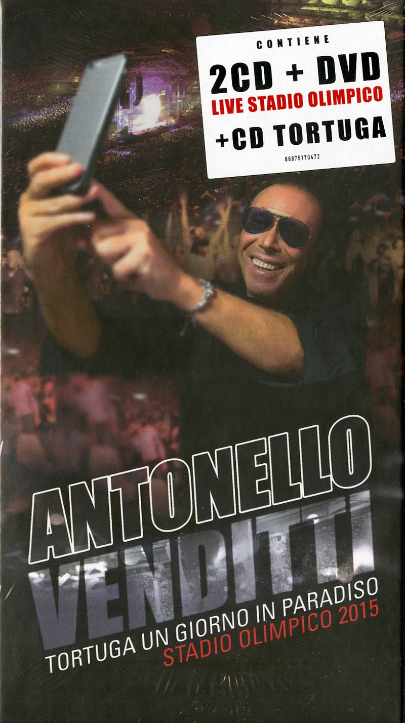 Venditti Antonello - Tortuga Un Giorno In Paradiso Stadio Olimpico 2015 (Box 3Cd+Dvd) CD 0888751704725