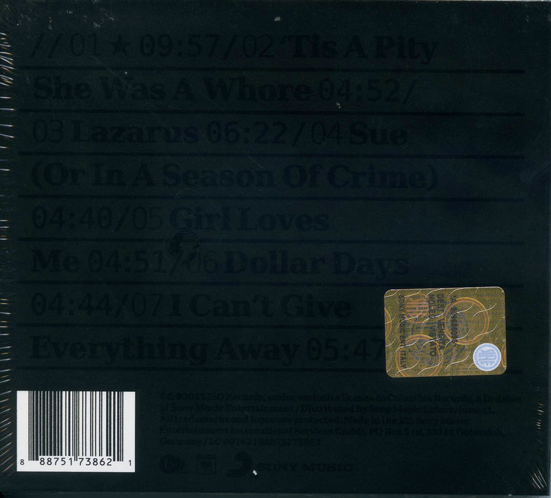 Bowie David - Blackstar Cd 0888751738621