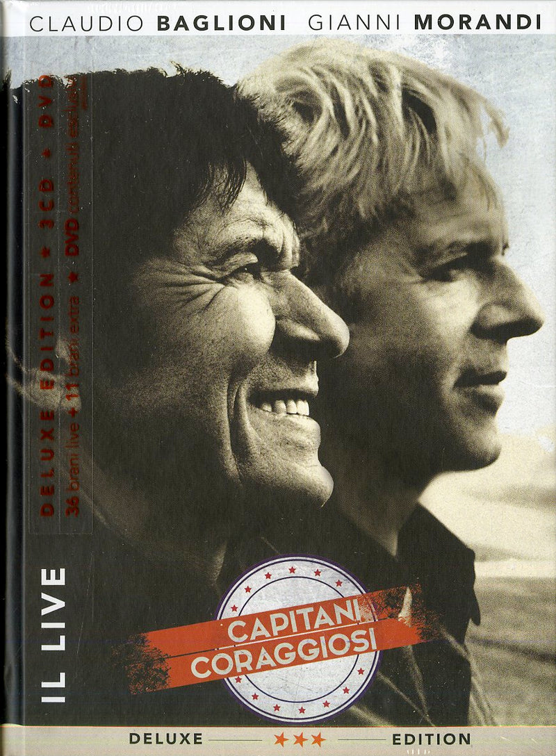 Baglioni Claudio E Morandi Gianni - Capitani Coraggiosi Il Live (Box 3 Cd+Dvd Deluxe In Hardcoverbook) Cd 0888751895324