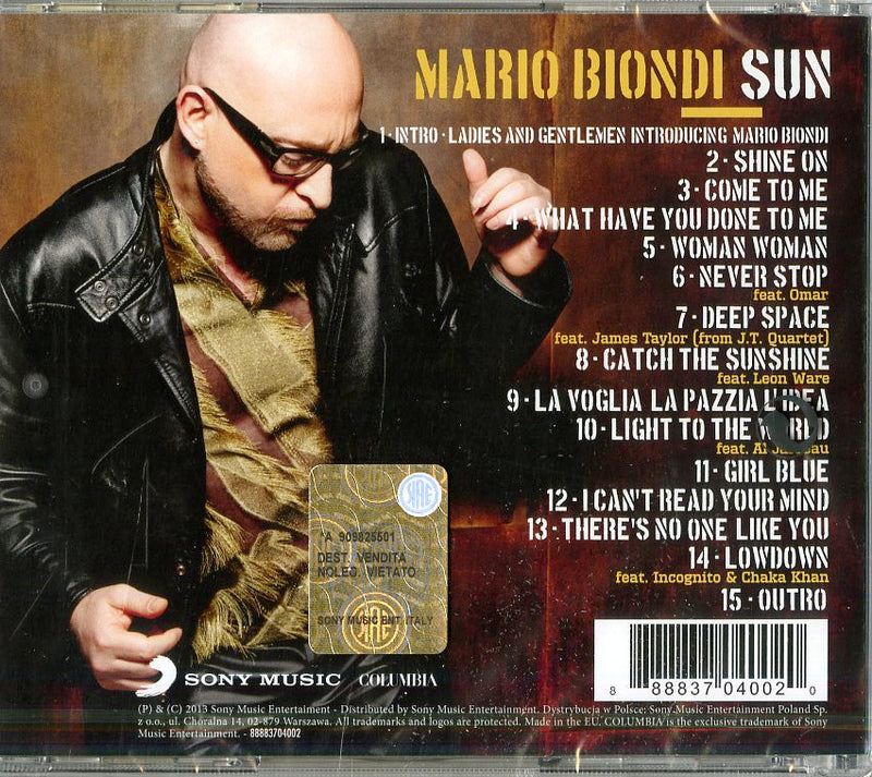 Biondi Mario - Sun Cd 0888837040020