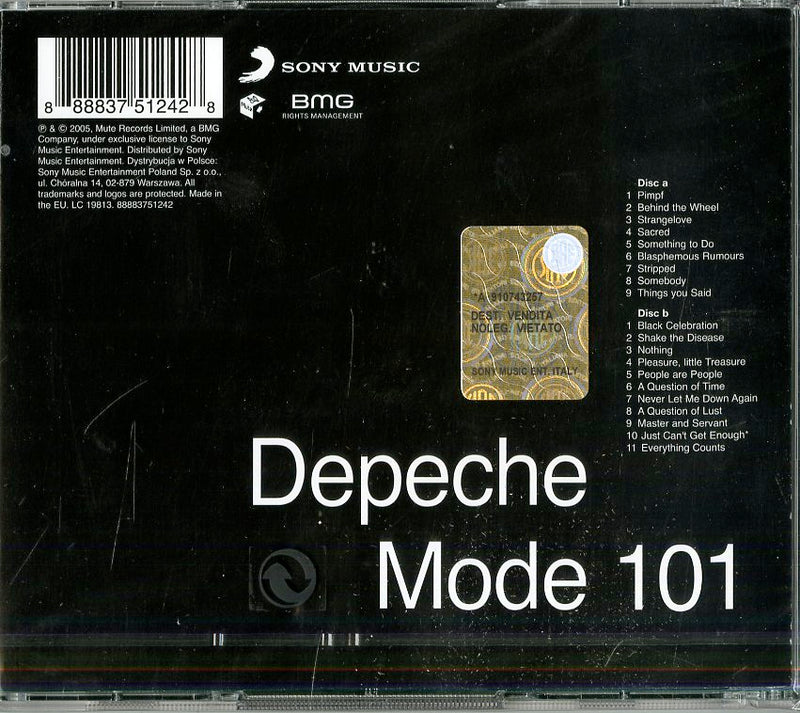 Depeche Mode - 101 Live Cd 0888837512428