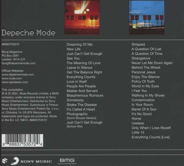 Depeche Mode - The Singles 81 98 (Box 3 Cd) Cd 0888837535724