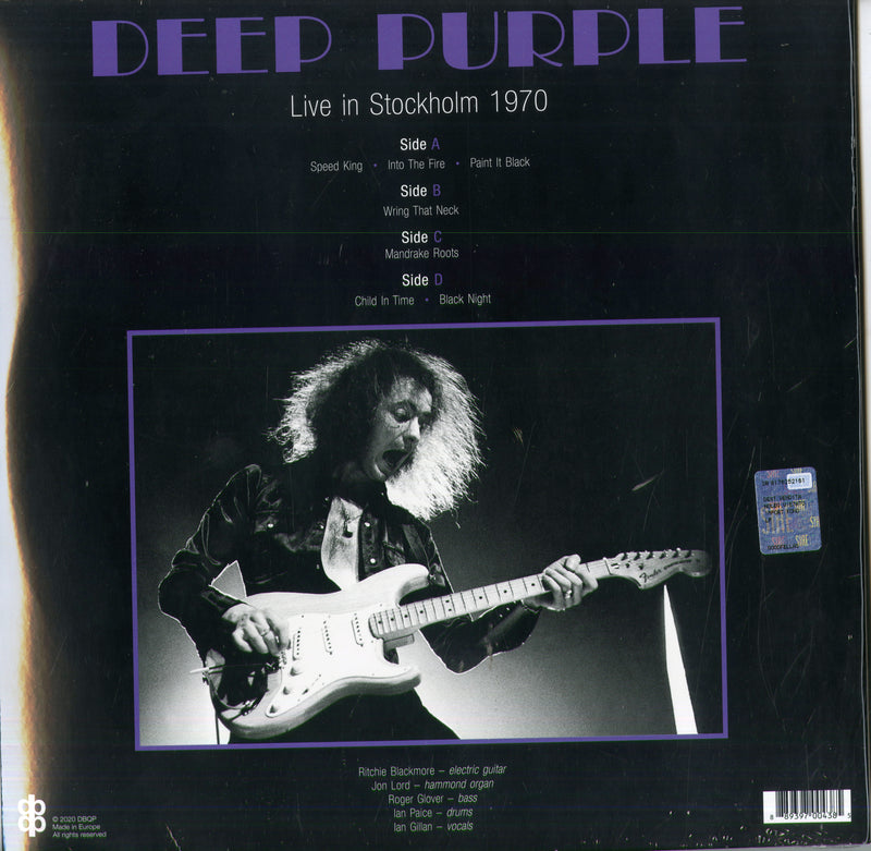 Deep Purple - Live In Stockholm 1970 Lp 0889397004385