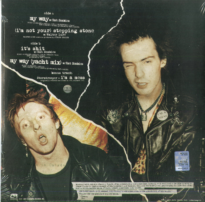 Sid Vicious - My Way (Vinyl Gold) Lp 0889466233210