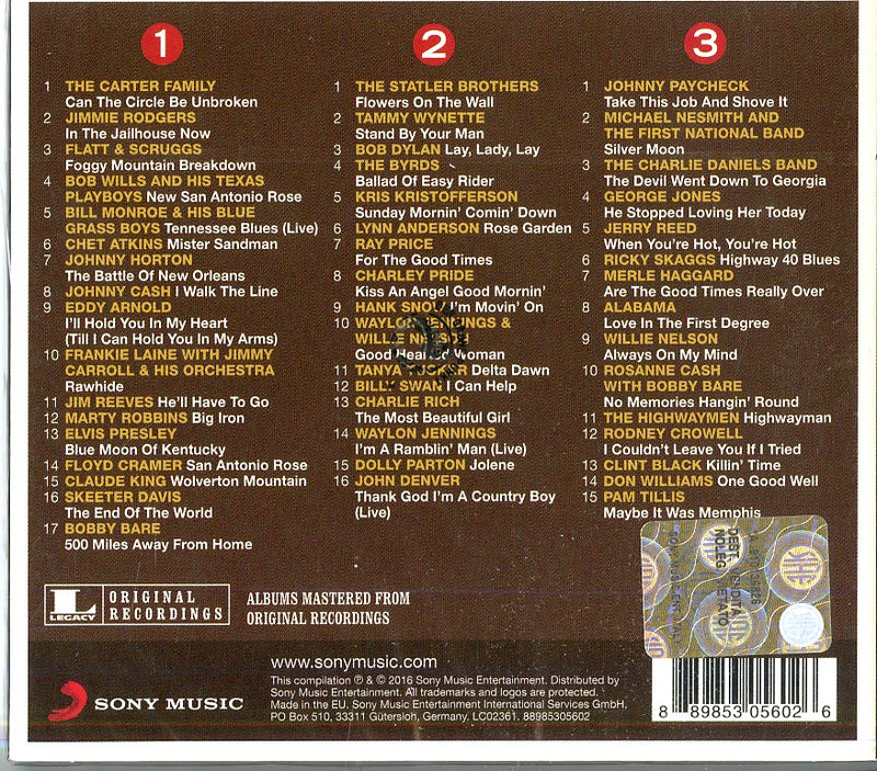 Compilation - The Real...Country Collection Cd 0889853056026
