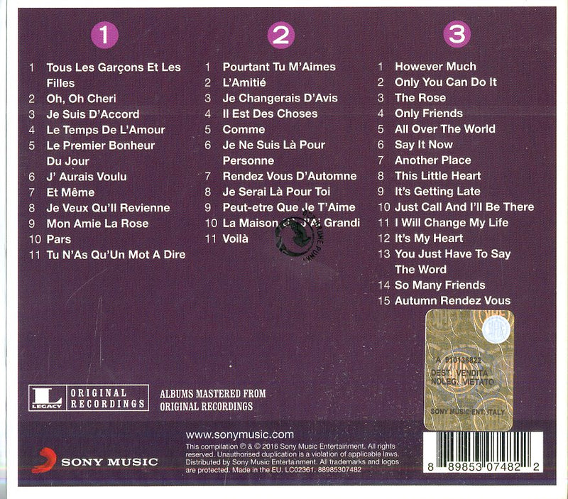 Hardy Francoise - The Real...Francoise Hardy Cd 0889853074822