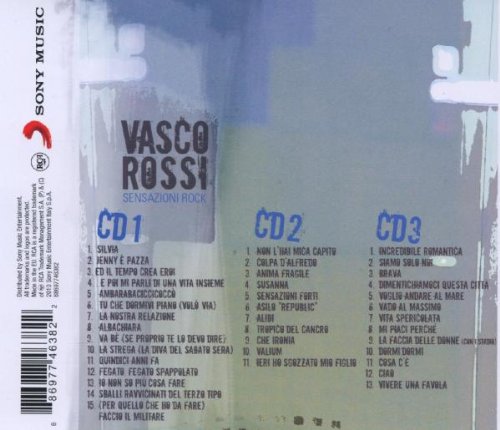 Rossi Vasco - Sensazioni Rock Cd 0889853435623