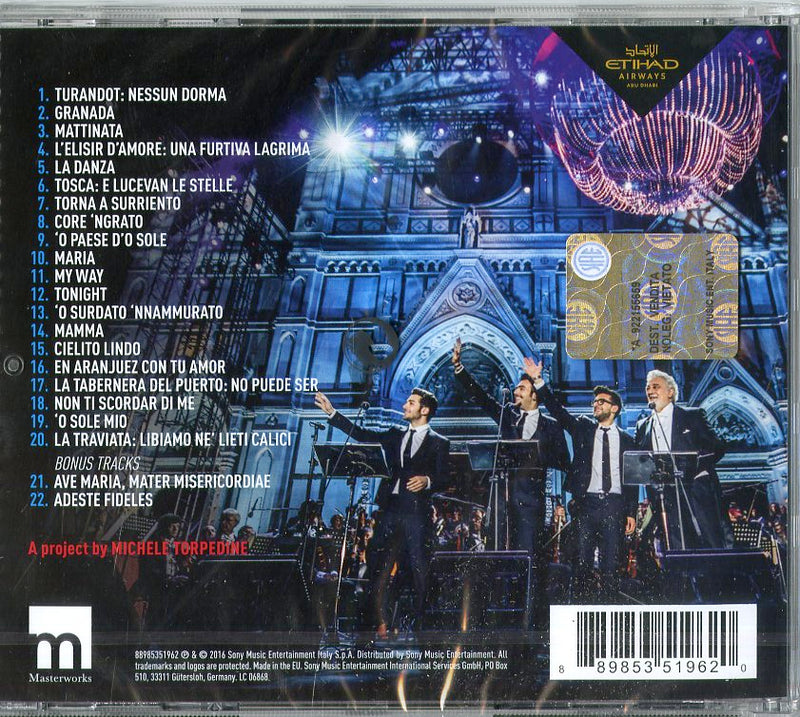 Il Volo - Notte Magica A Tribute To The Three Tenors Cd 0889853519620