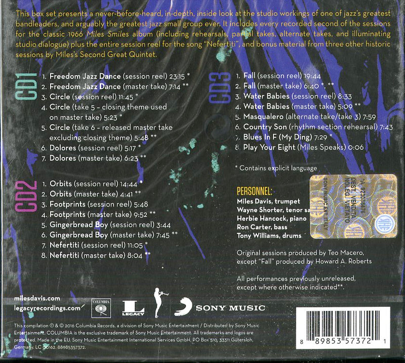 Davis Miles - The Bootleg Box 5 Freedom Jazz Dance Cd 0889853573721