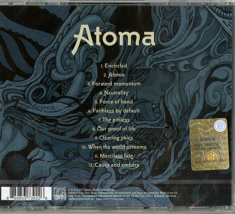 Dark Tranquillity - Atoma CD 0889853739226