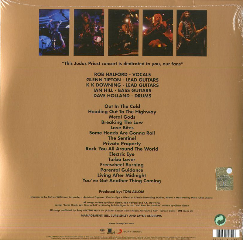 Judas Priest - Priest...Live! Lp 0889853908417