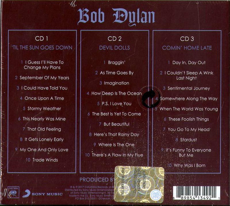 Dylan Bob - Triplicate Cd 0889854134921