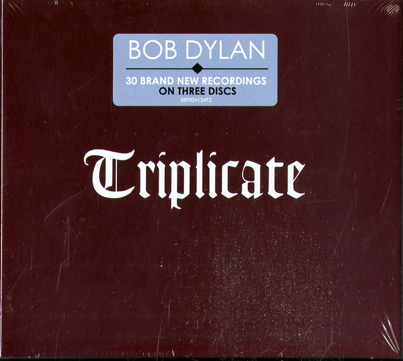 Dylan Bob - Triplicate Cd 0889854134921